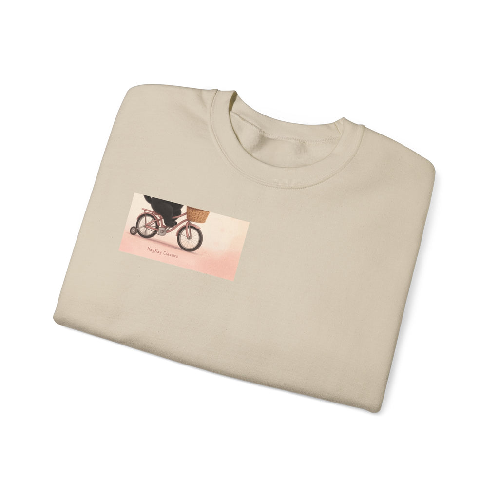 "Life Behind Bars" Black Cat Crewneck | College Girl Gift | Fashion | KayKay Classics