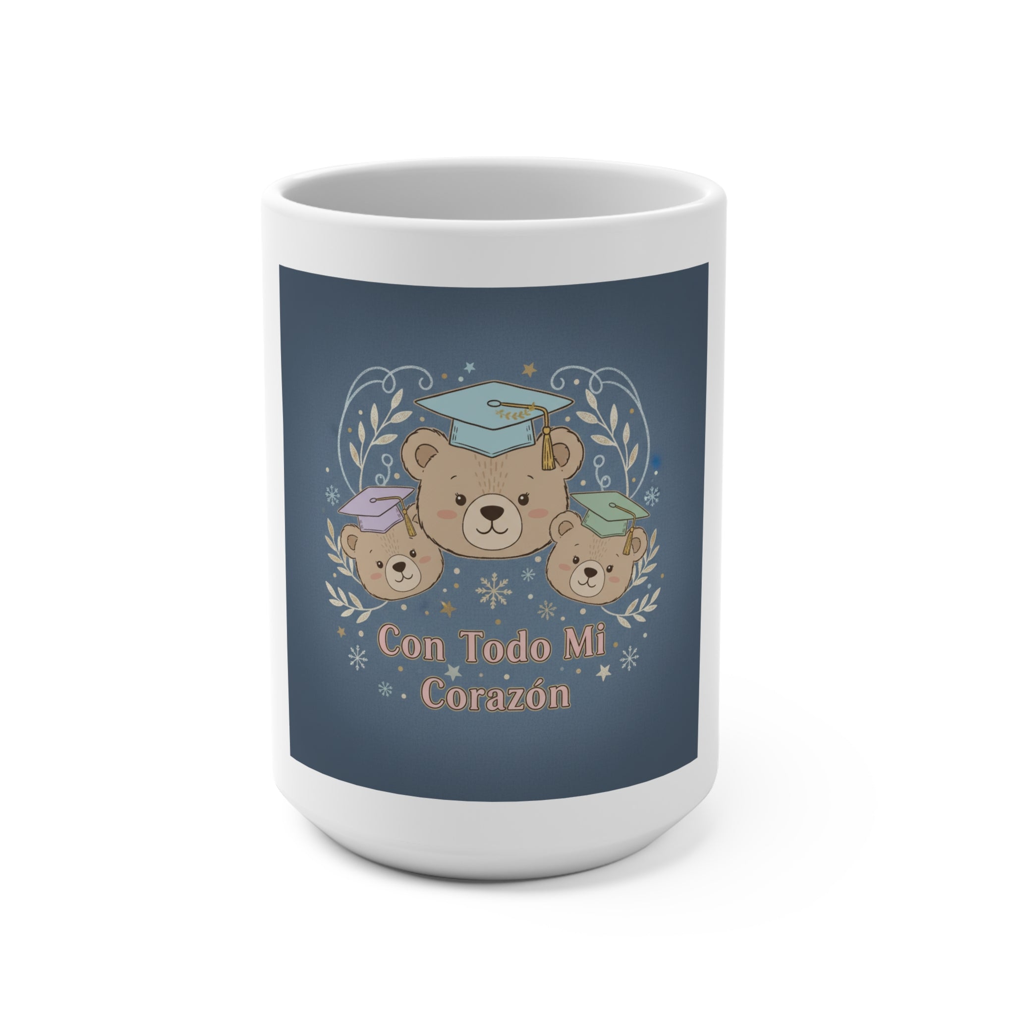 Con Todo Mi Corazón Bear Mug 15oz
