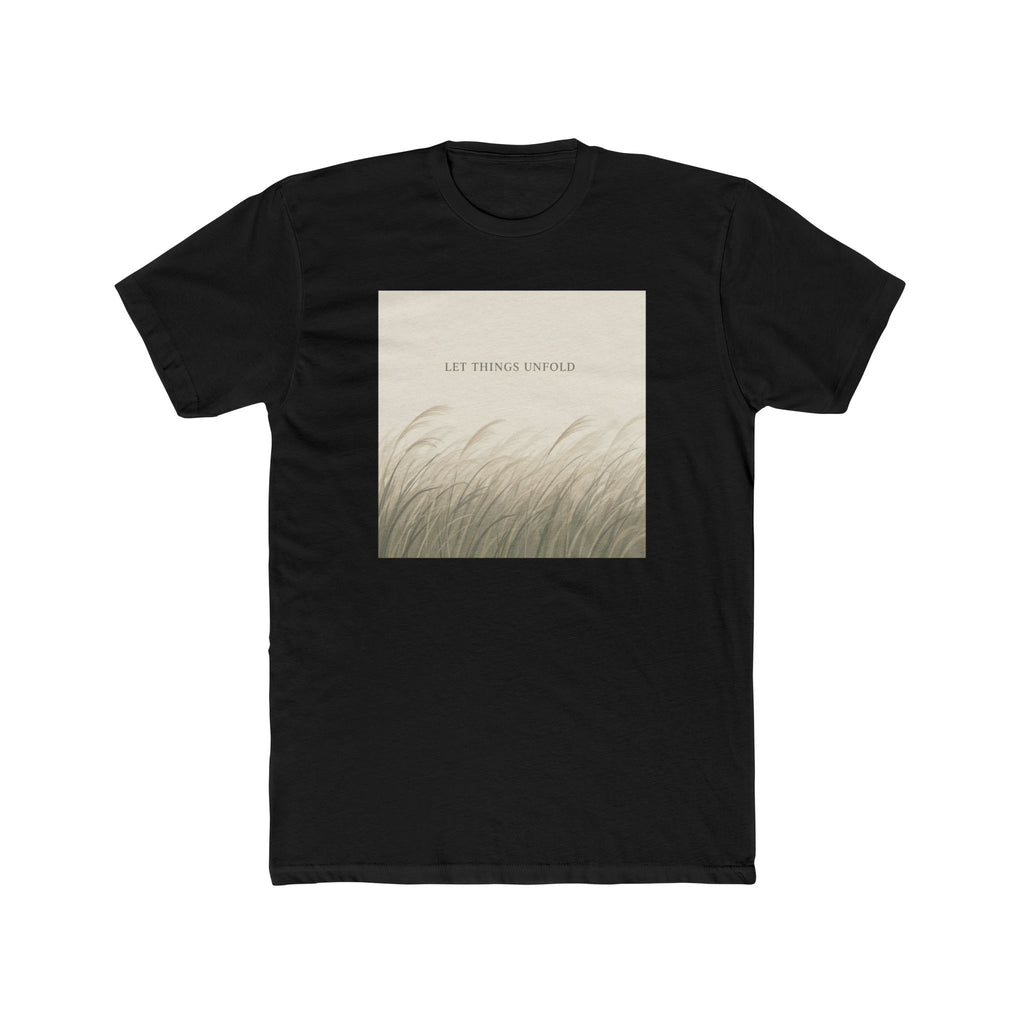 "LET THINGS UNFOLD" Black Cat Unisex Tee | College Girl Gift | Fashion | KayKay Classics