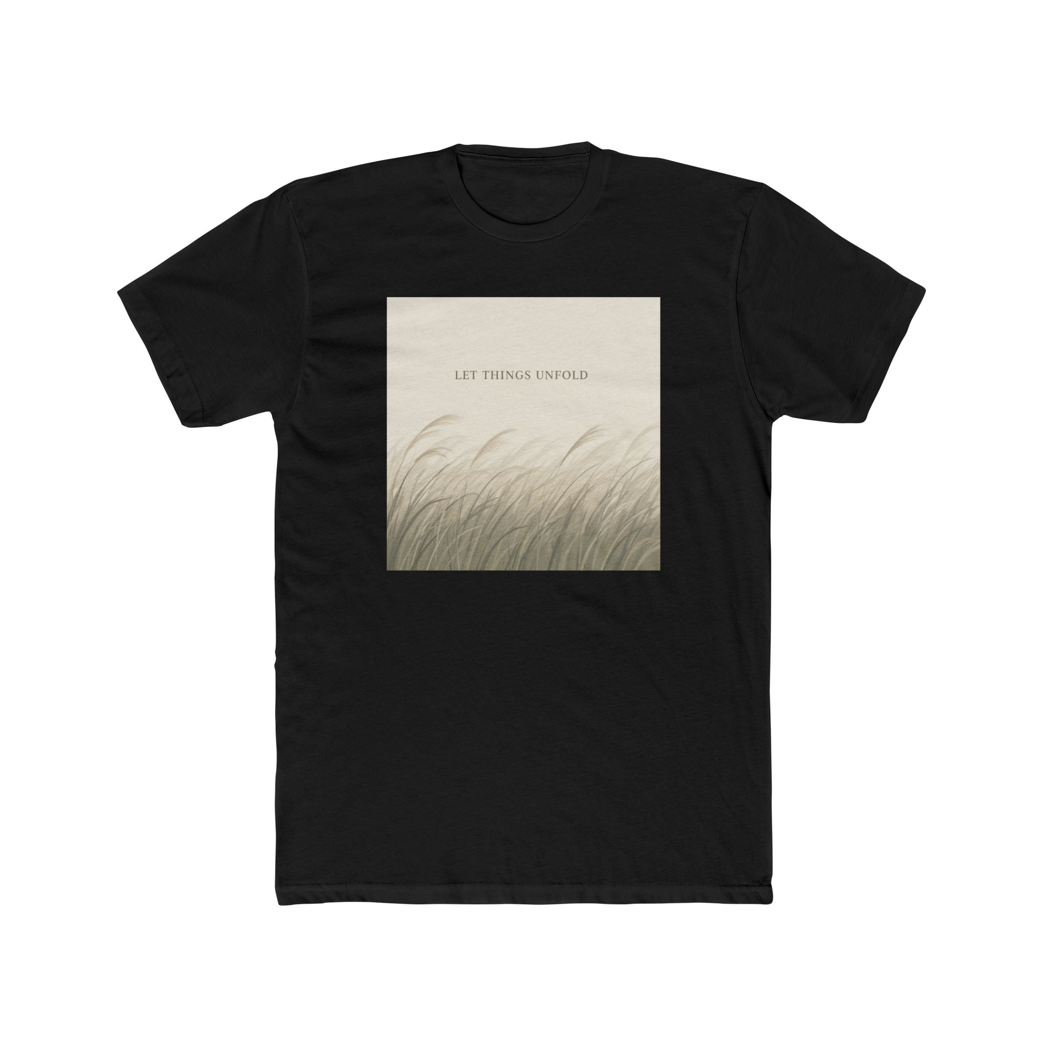 "LET THINGS UNFOLD" Black Cat Unisex Tee | College Girl Gift | Fashion | KayKay Classics