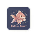 Bear Cork Coaster – Big Brain Energy