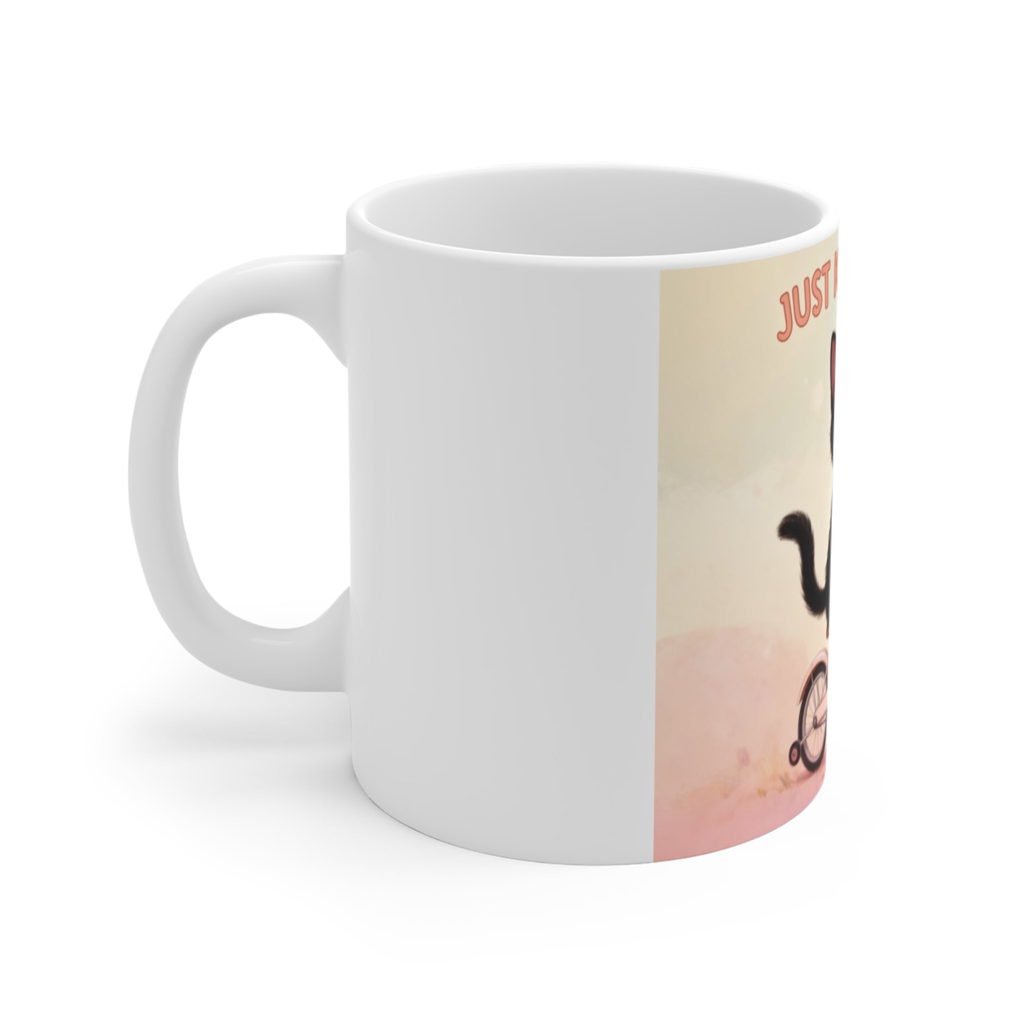 JUST KEEP GOING Cat Mug 11oz