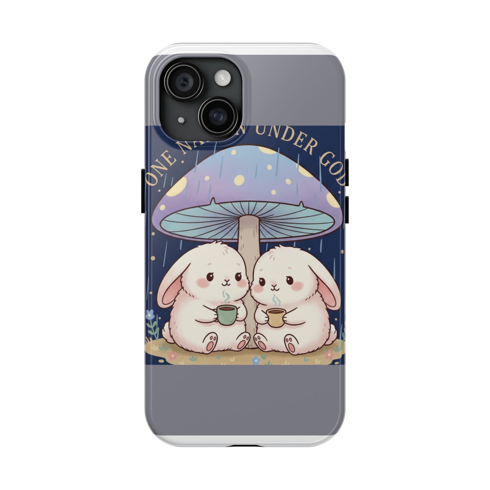 Two Cute Bunnies Tough Phone Case – One Nation Under God