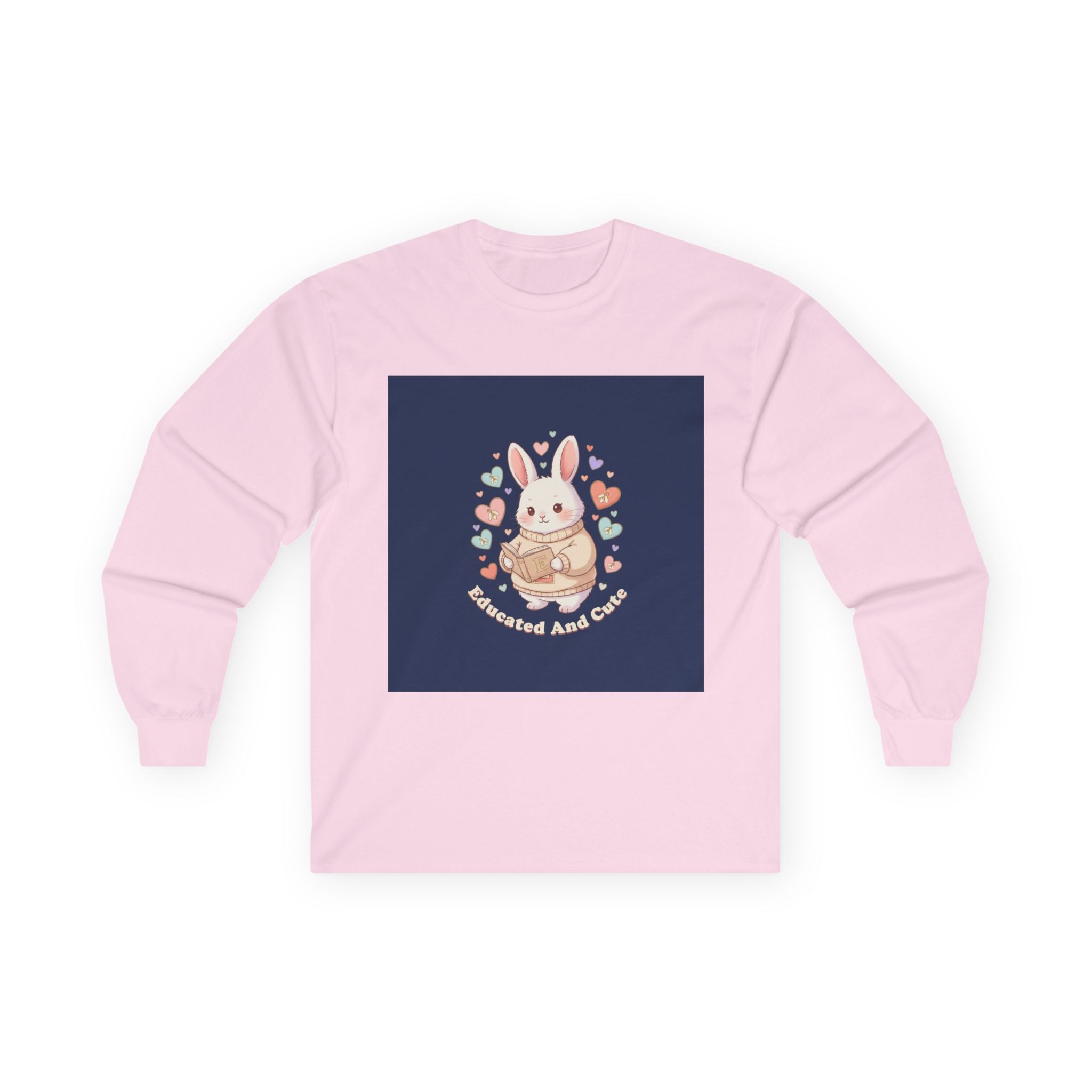 Bunny Long Sleeve Tee – Educated and Cute