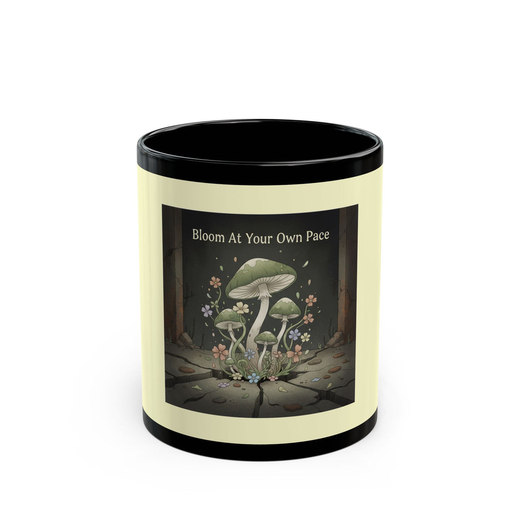 Black Cat Black Mug 11oz – Bloom at Your Own Pace