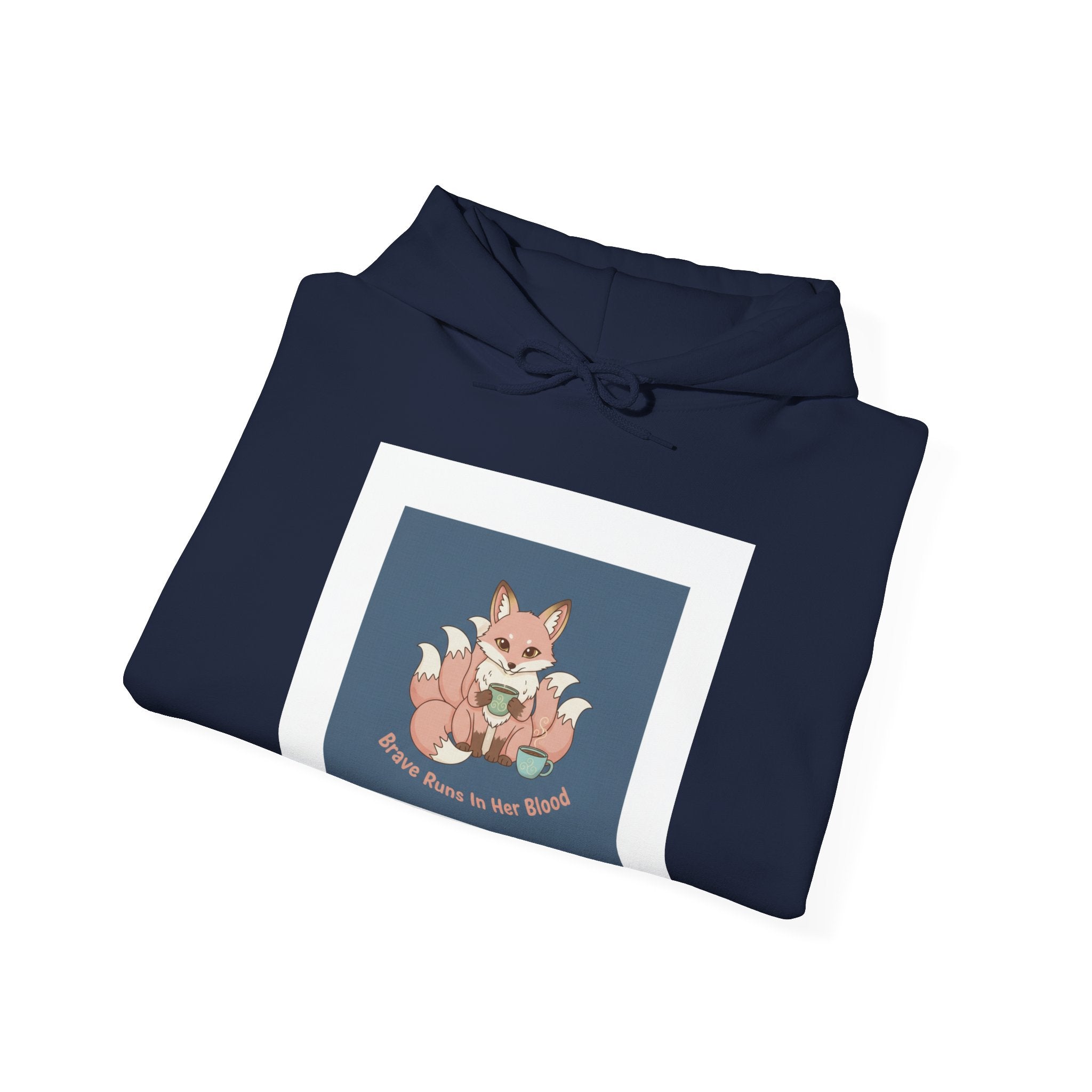 Fox Hoodie – Brave Runs in Her Blood