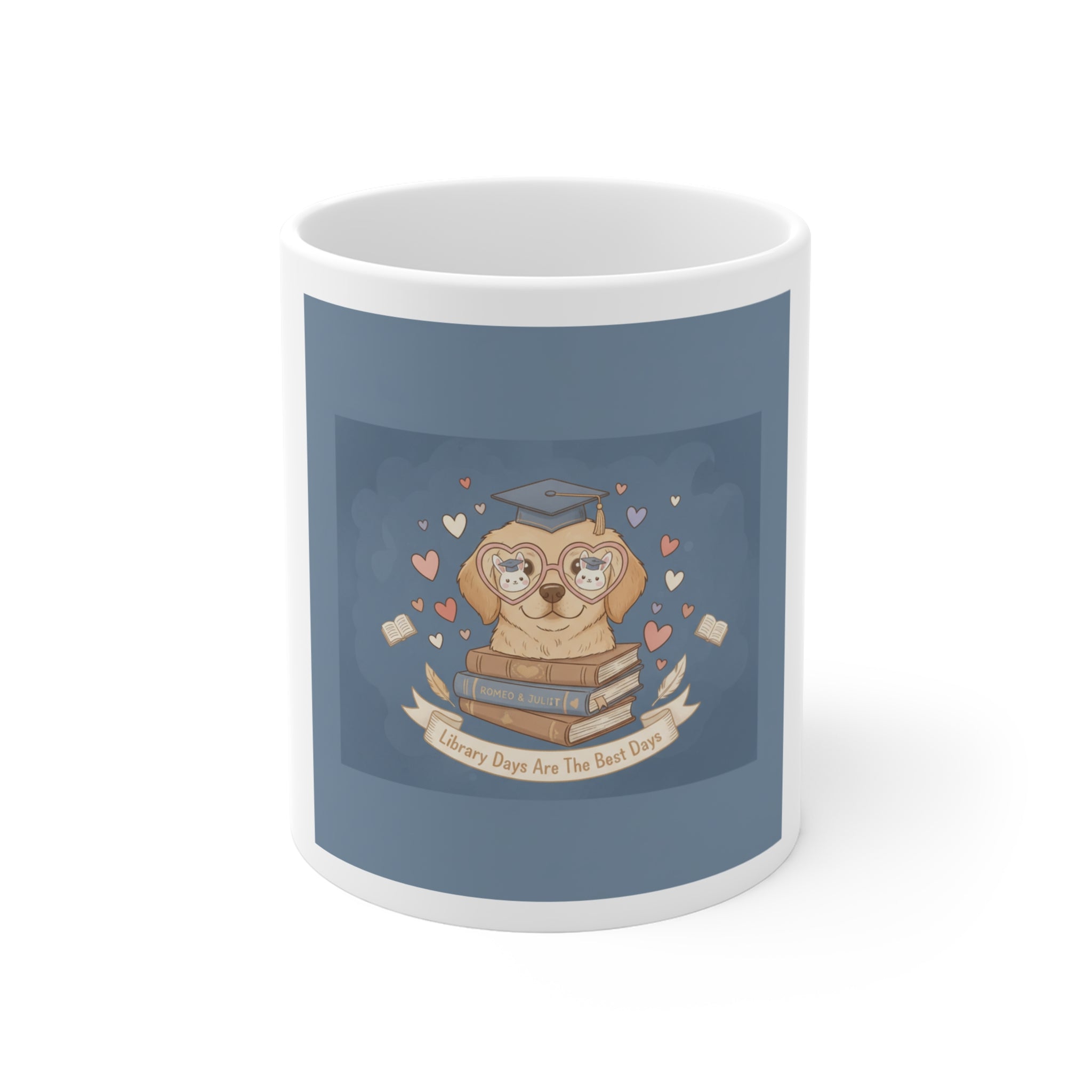 Library Days Are The Best Days Dog Mug 11oz