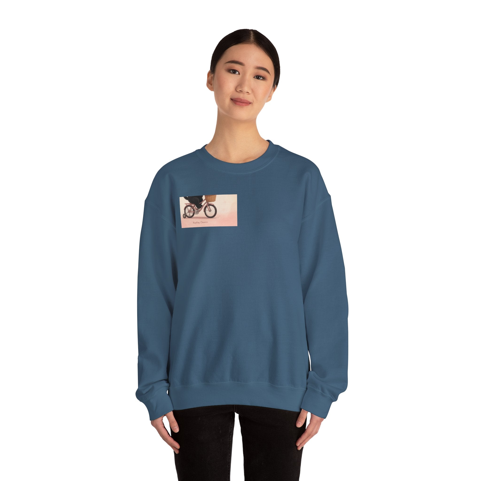 "Life Behind Bars" Black Cat Crewneck | College Girl Gift | Fashion | KayKay Classics