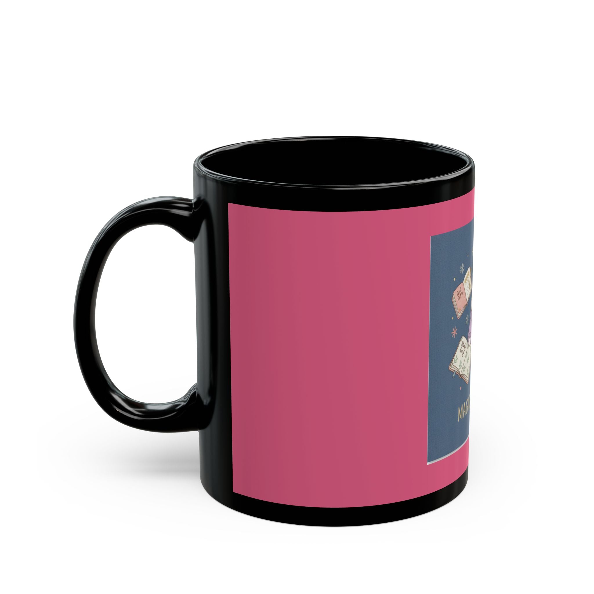 Bunny Black Mug 11oz – Be Gentle With Yourself