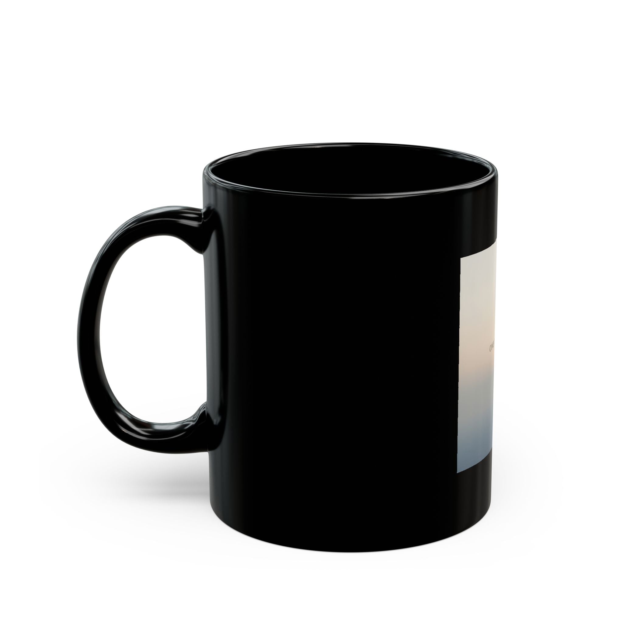 ONE DAY AT A TIME Black Mug