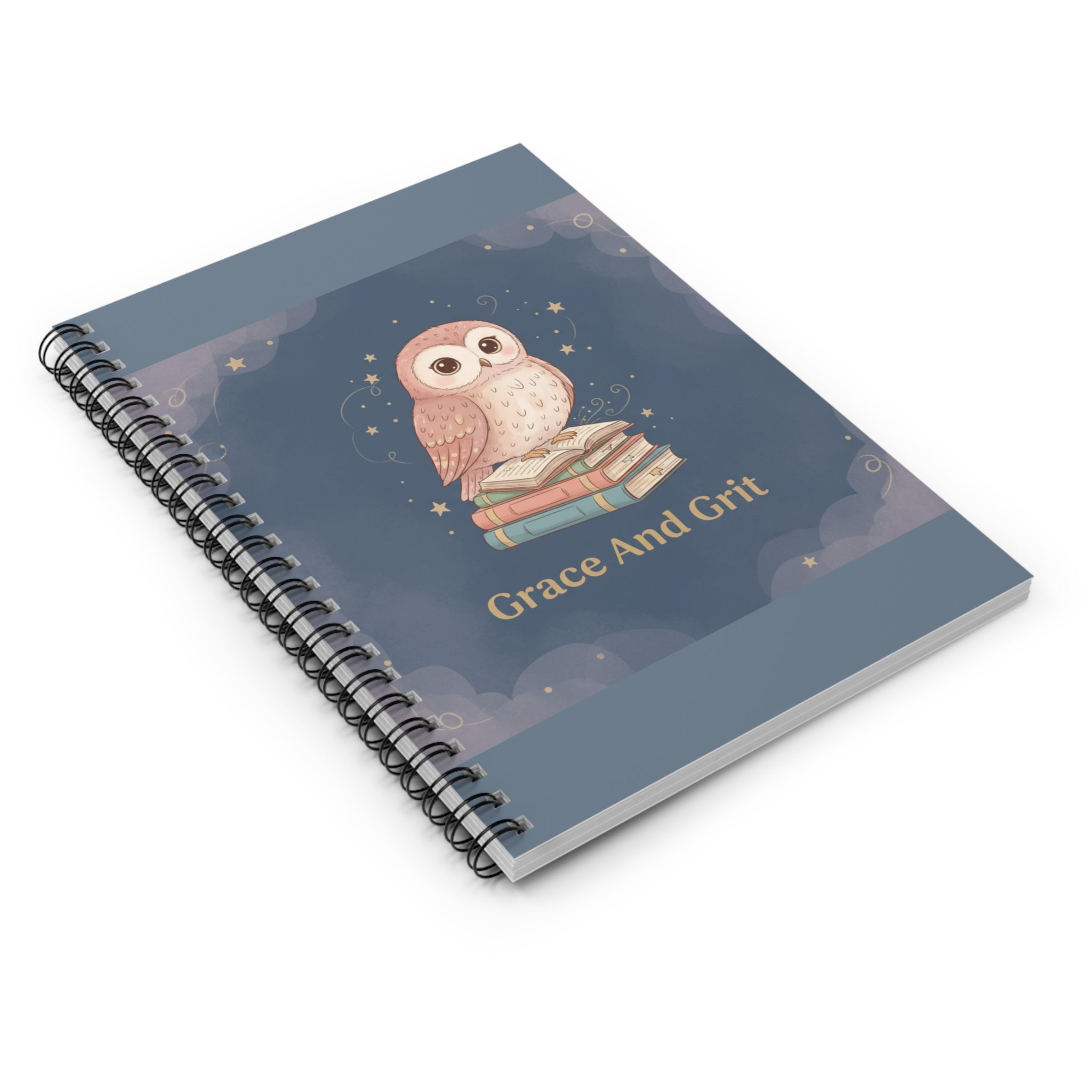 Owl Spiral Notebook – Grace and Grit