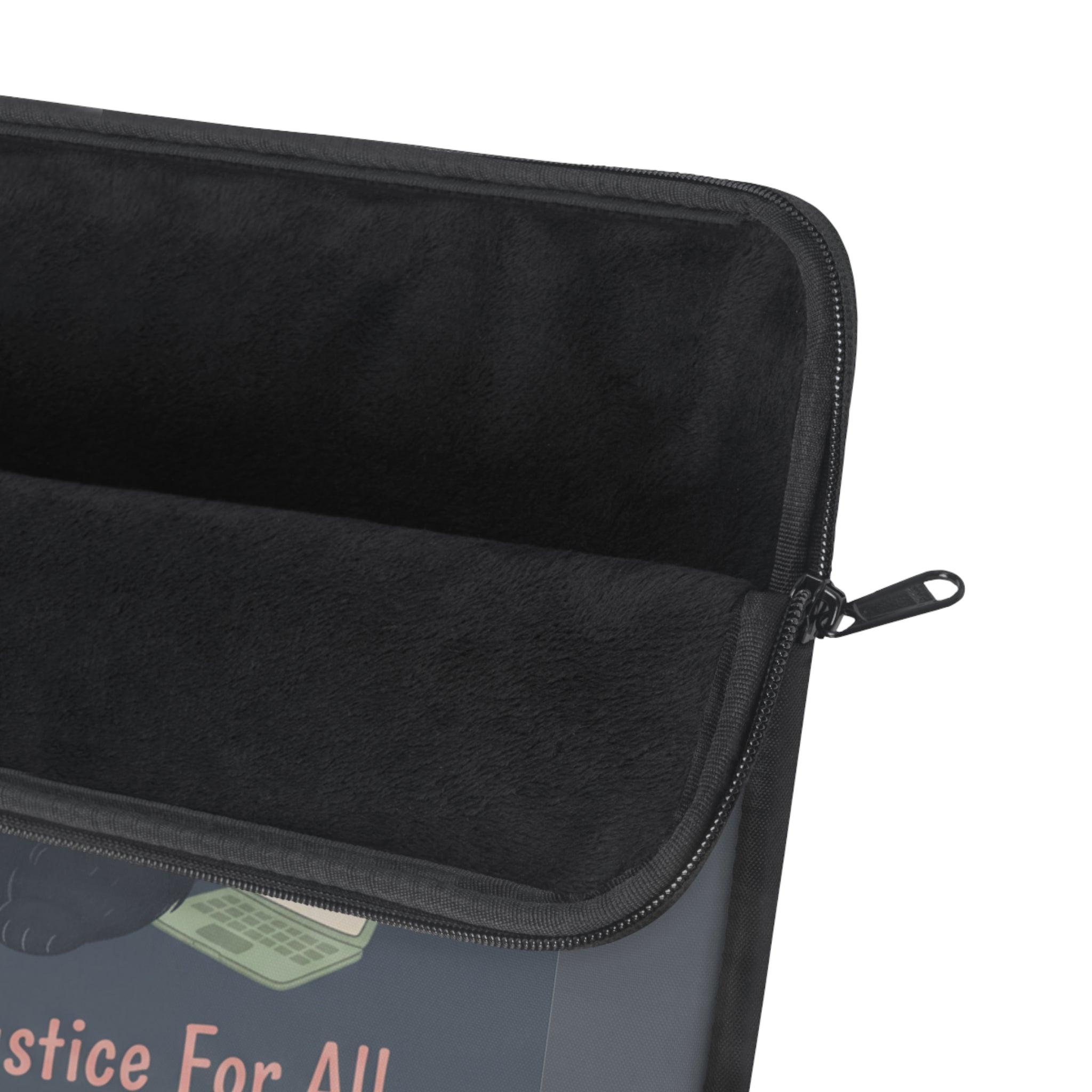 Black Cat Laptop Sleeve – Liberty and Justice for All