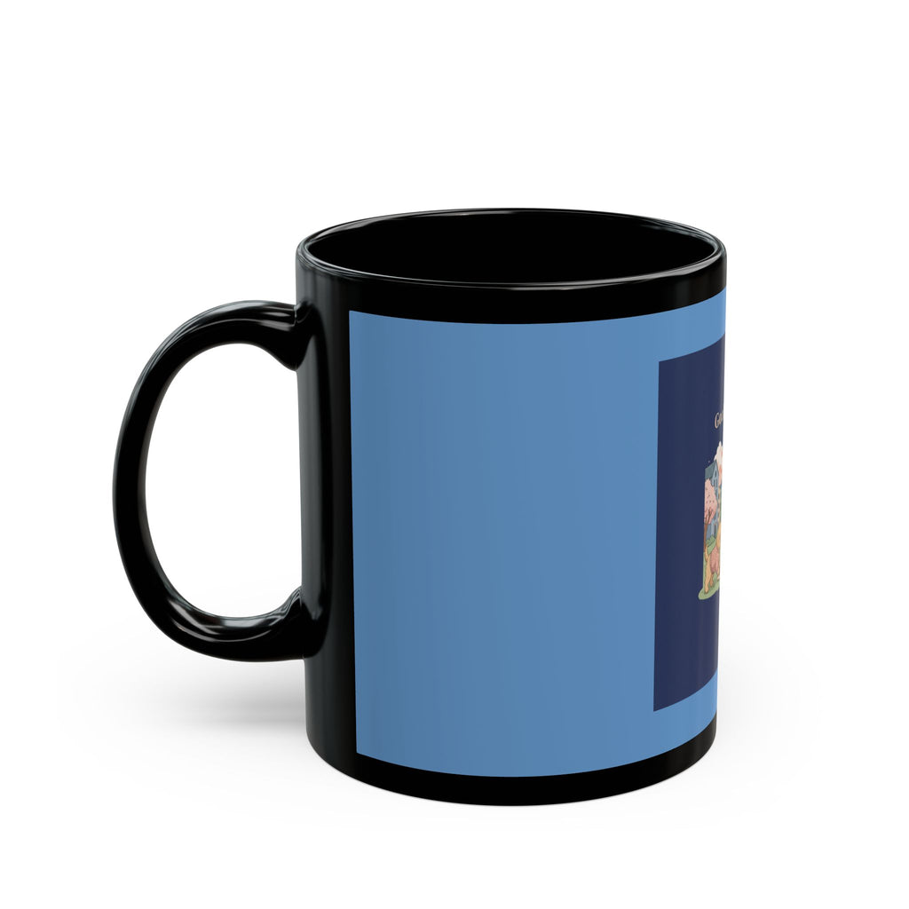 Goals on Goals Black Mug 11oz – Wall Art
