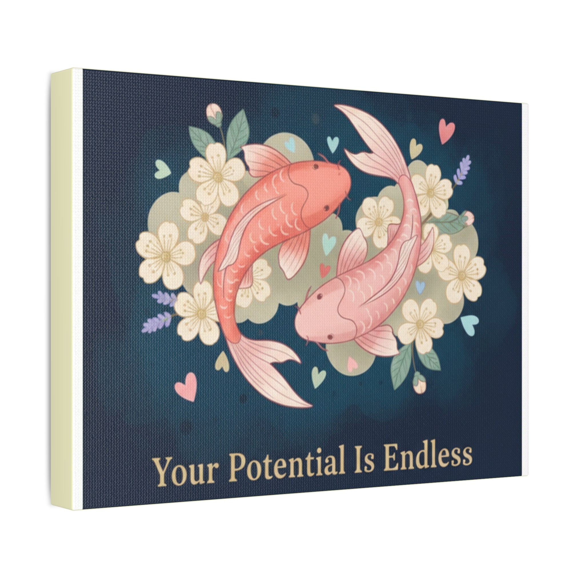 Koi Canvas Print – Your Potential is Endless