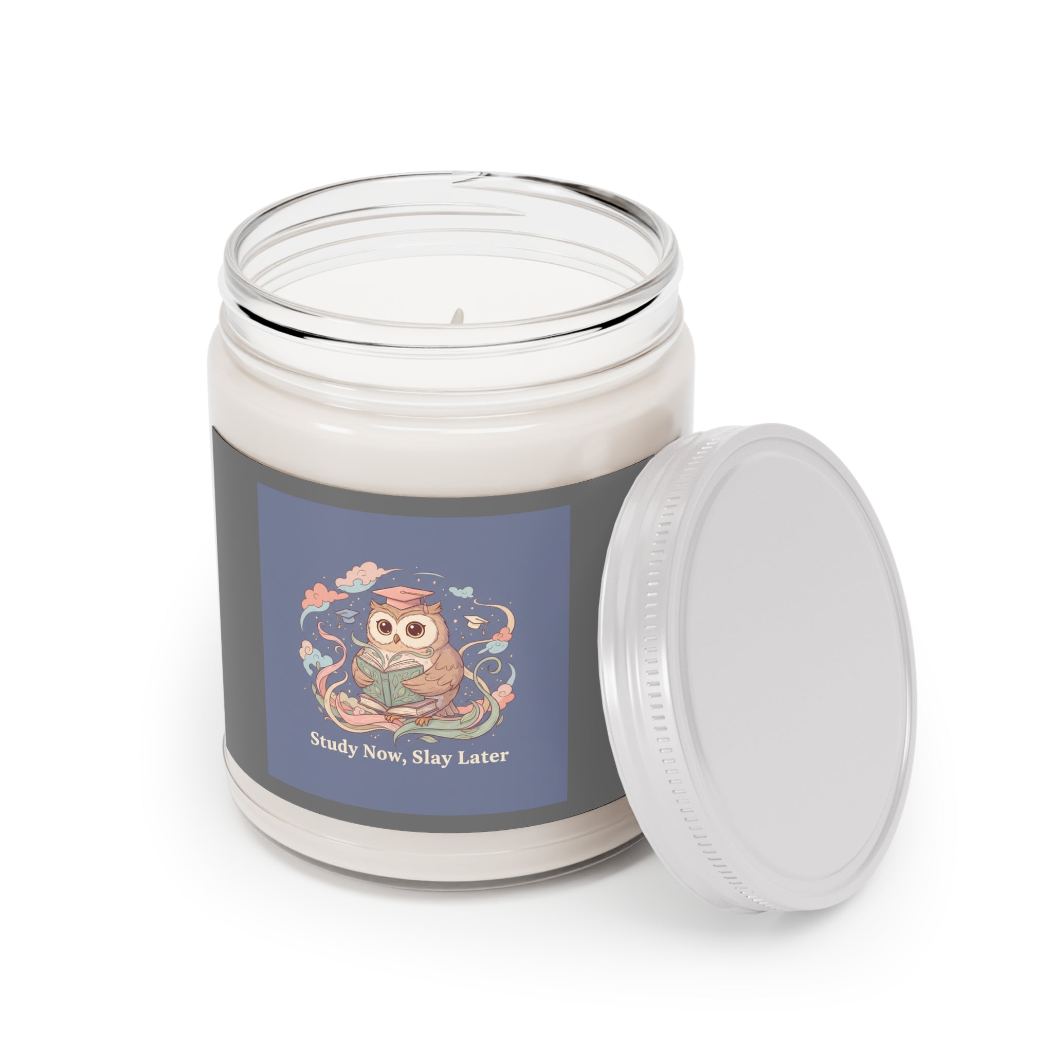 Owl Scented Candle – Study Now Slay Later