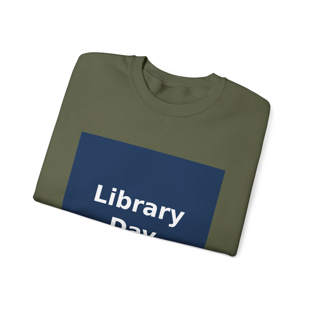 "Library Day" Black Cat Crewneck | College Girl Gift | Fashion | KayKay Classics