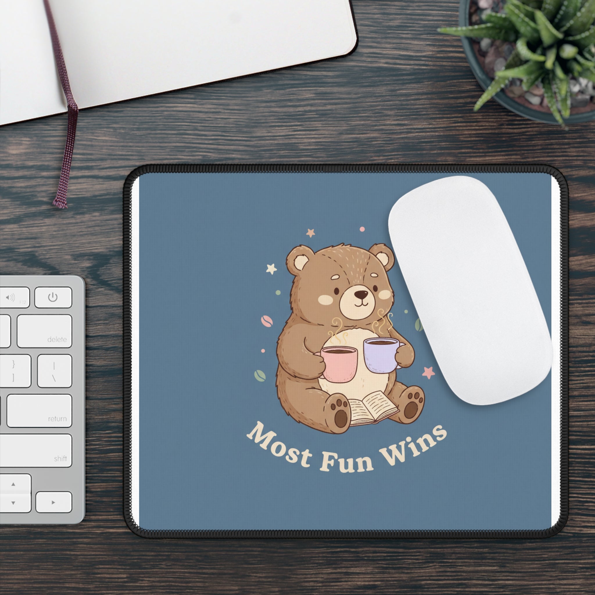 Bear Mouse Pad – Most Fun Wins
