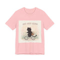 "JUST KEEP GOING" Black Cat Women Tee | College Girl Gift | Fashion | KayKay Classics