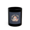 Bunny Black Mug 11oz – Gentle Strength