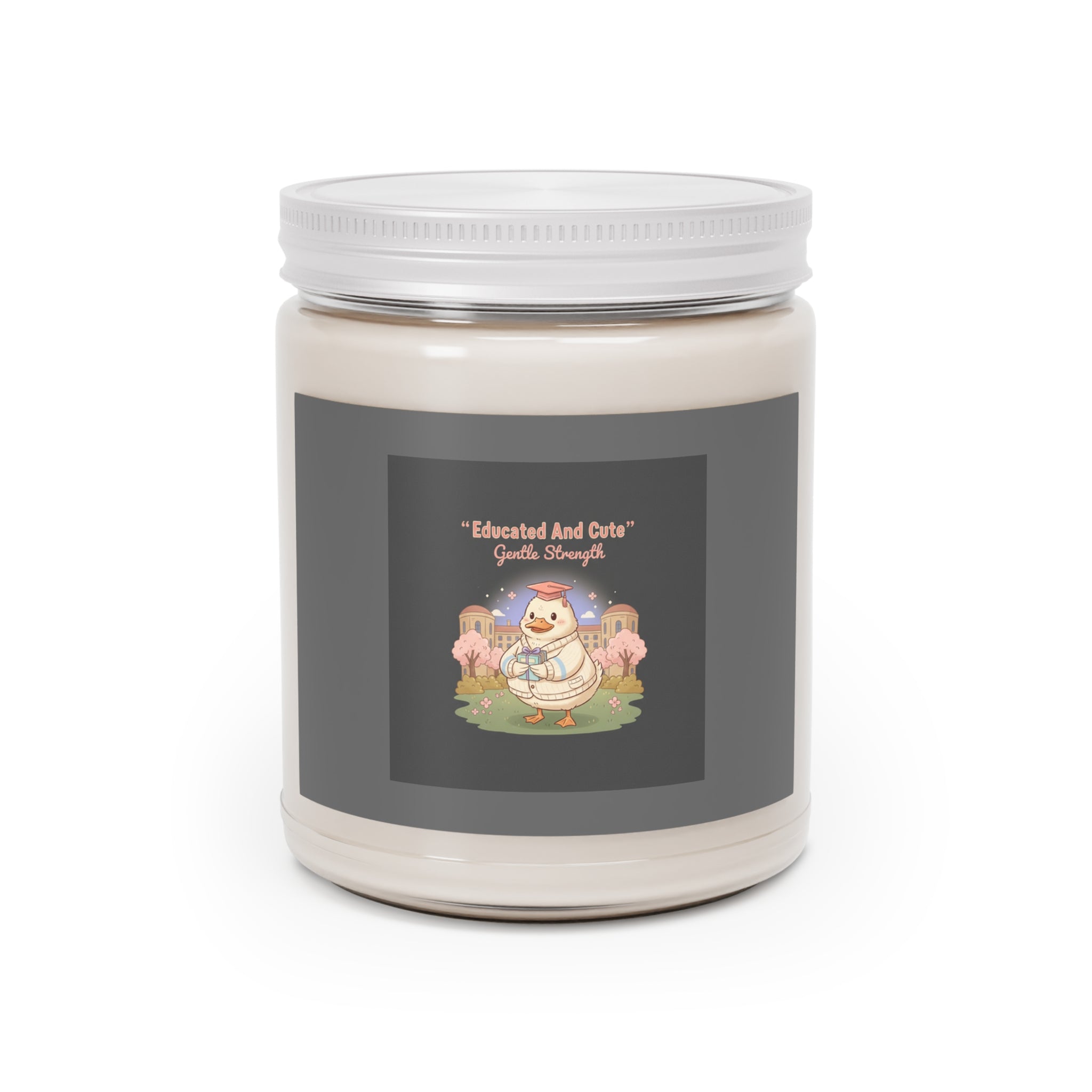 Duck In A Cardigan Scented Candle – Educated and Cute Gentle Strength