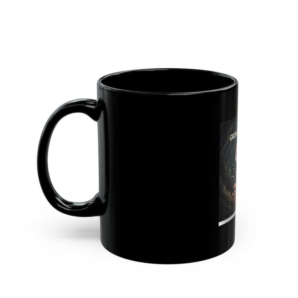 Kawaii Jellyfish Black Mug 11oz – Grow With Grace
