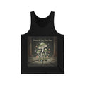 Bloom at Your Own Pace Black cat Tank Top