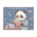 Panda Canvas Print – Degree Loading Spring Semester Magic