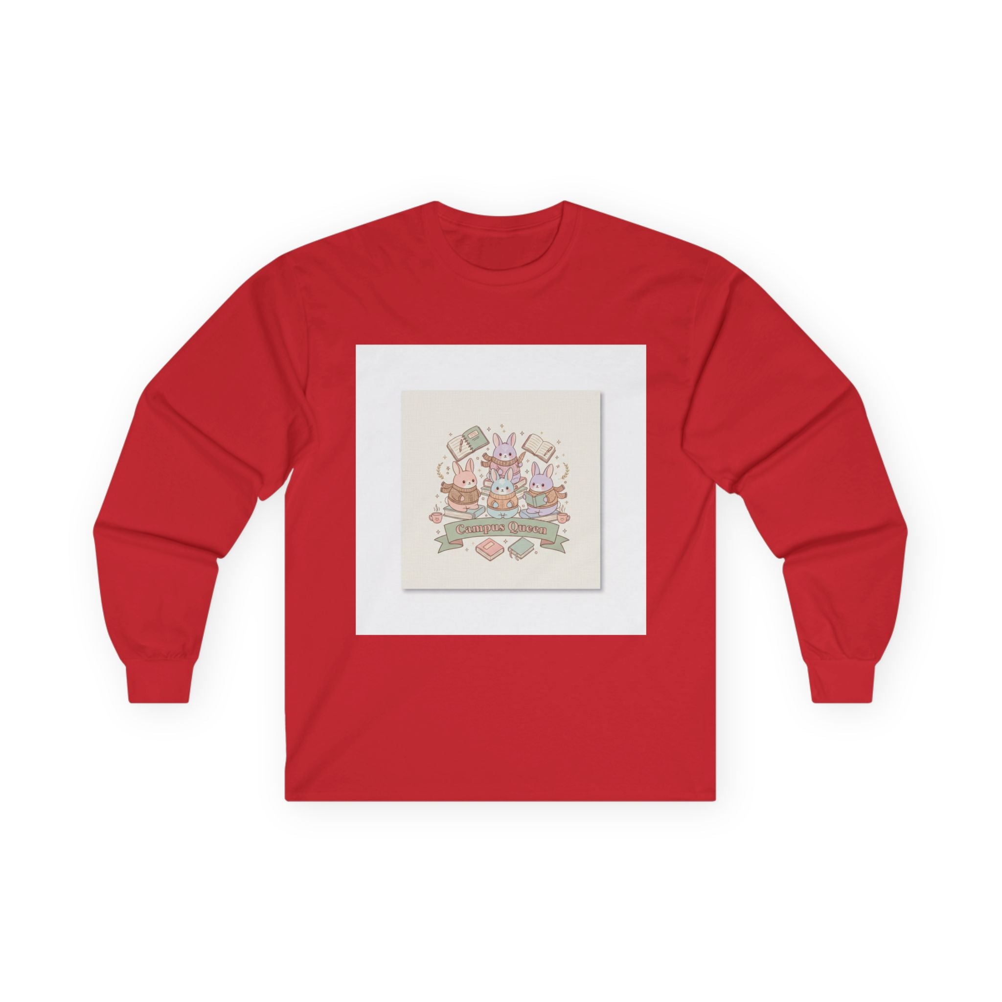 Campus Queen Bunny Long Sleeve Tee