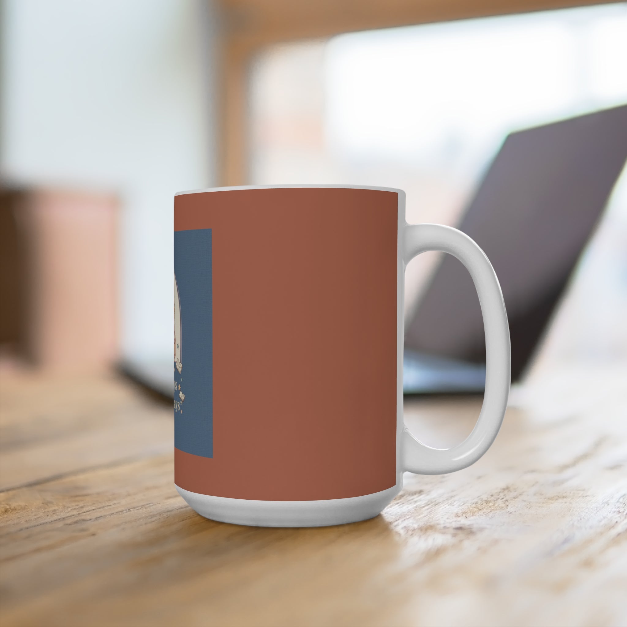 Cat Mug 15oz – Library Days Are the Best Days
