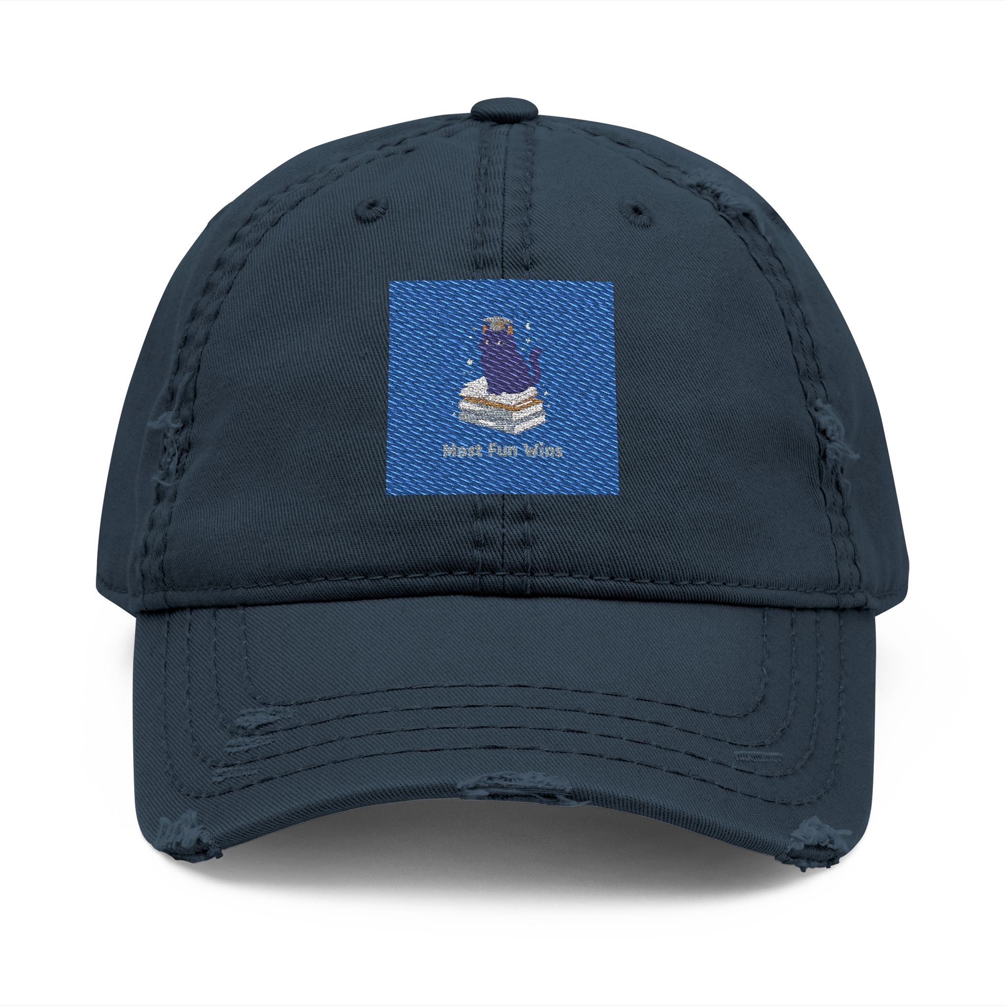 Black Cat Dad Hat – Most Fun Wins