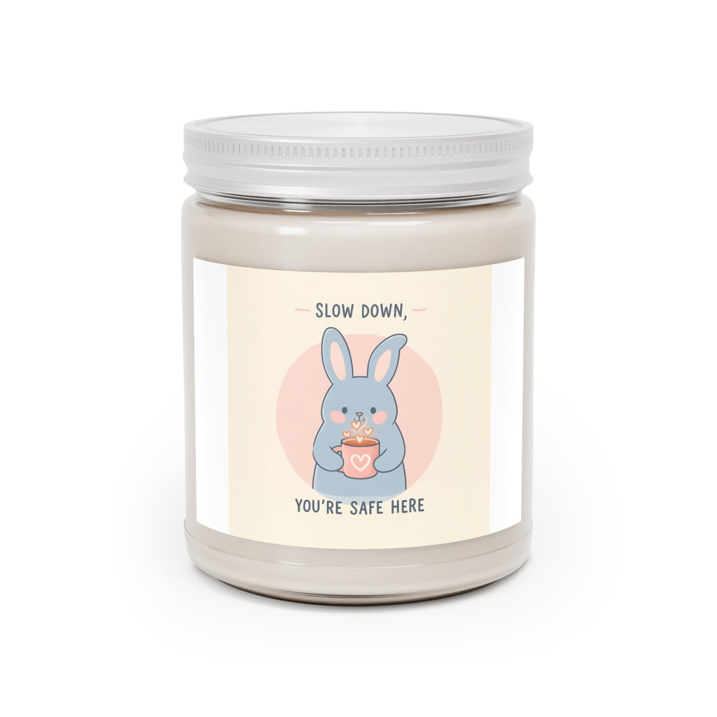 SLOW DOWN, YOURE SAFE HERE Scented Candle