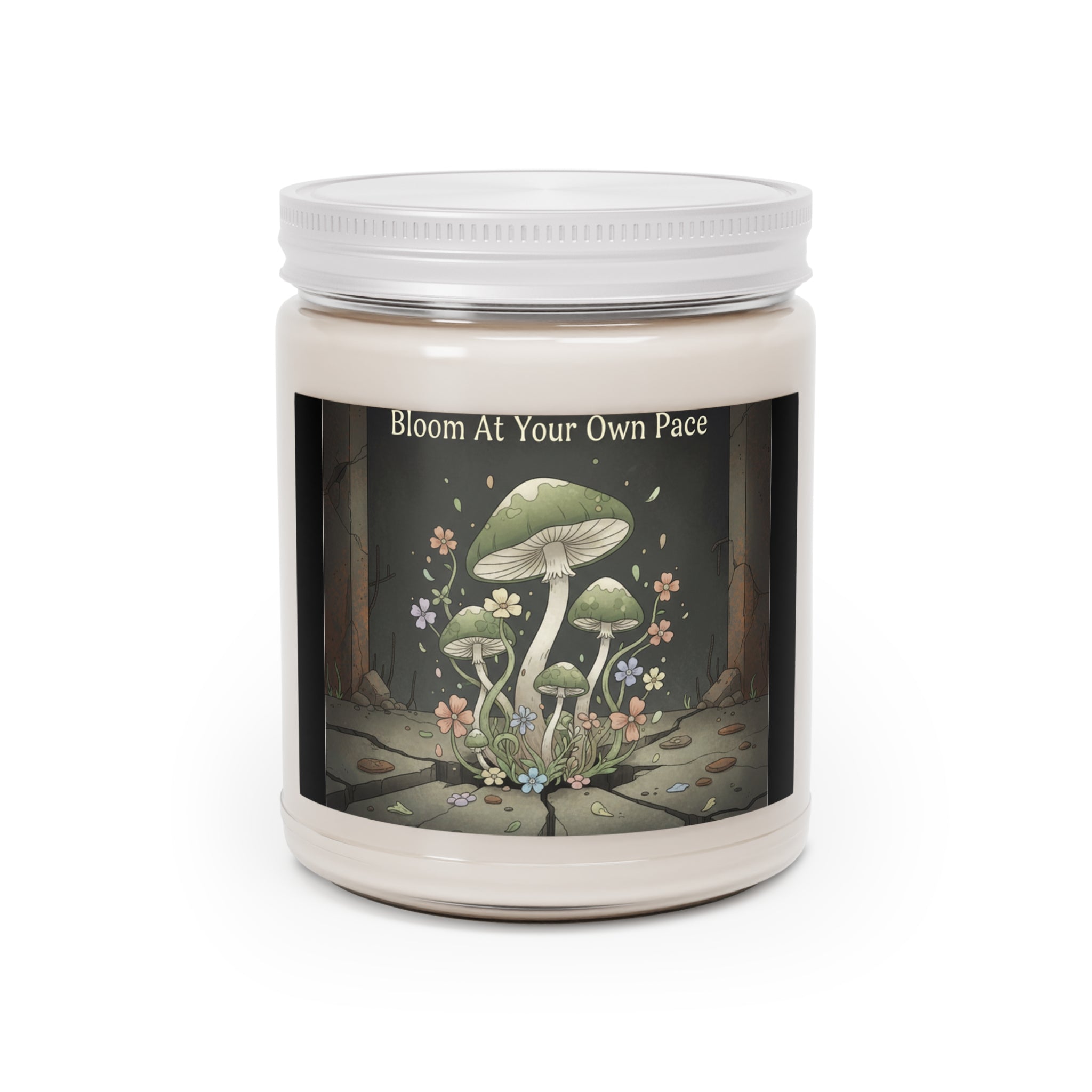 Black Cat Scented Candle – Bloom at Your Own Pace