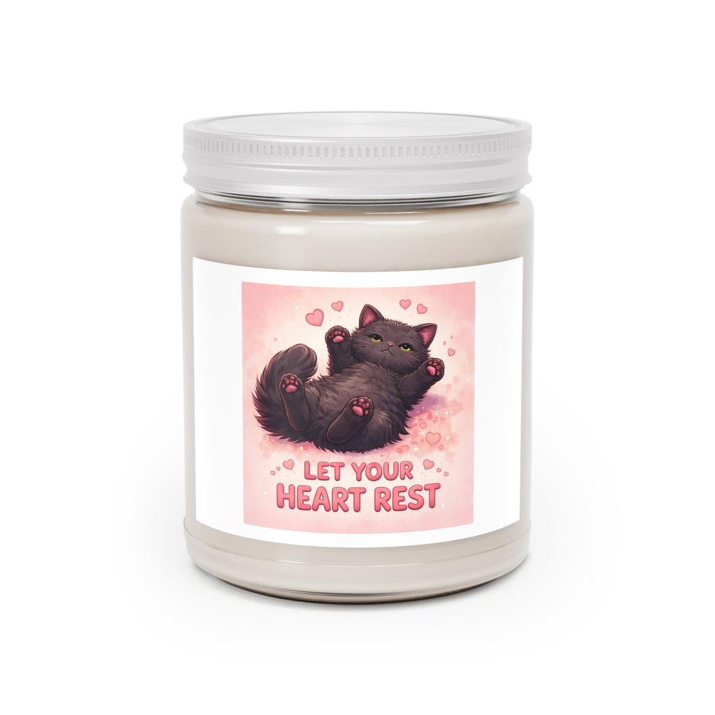 LET YOUR HEART REST Cat Scented Candle