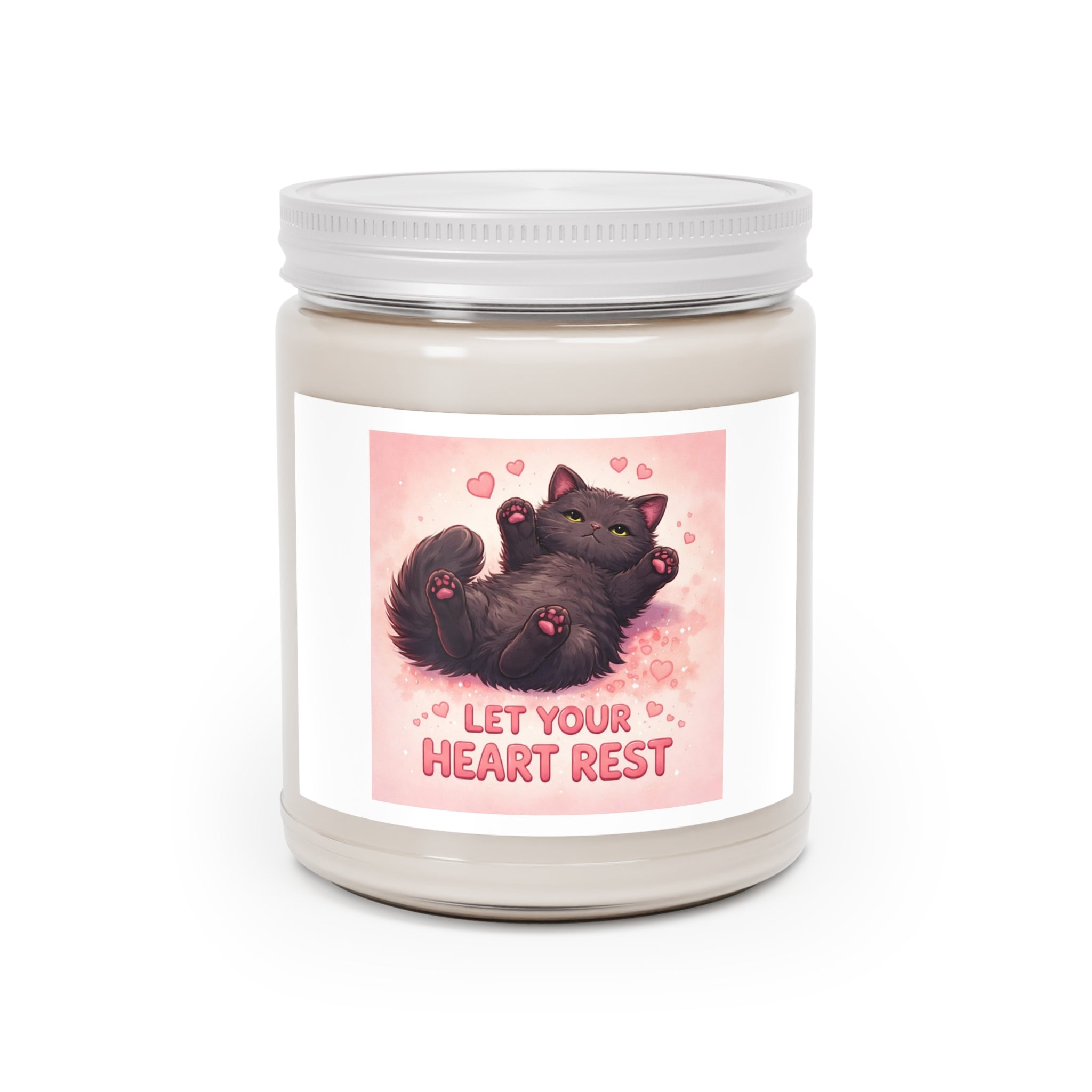 LET YOUR HEART REST Cat Scented Candle