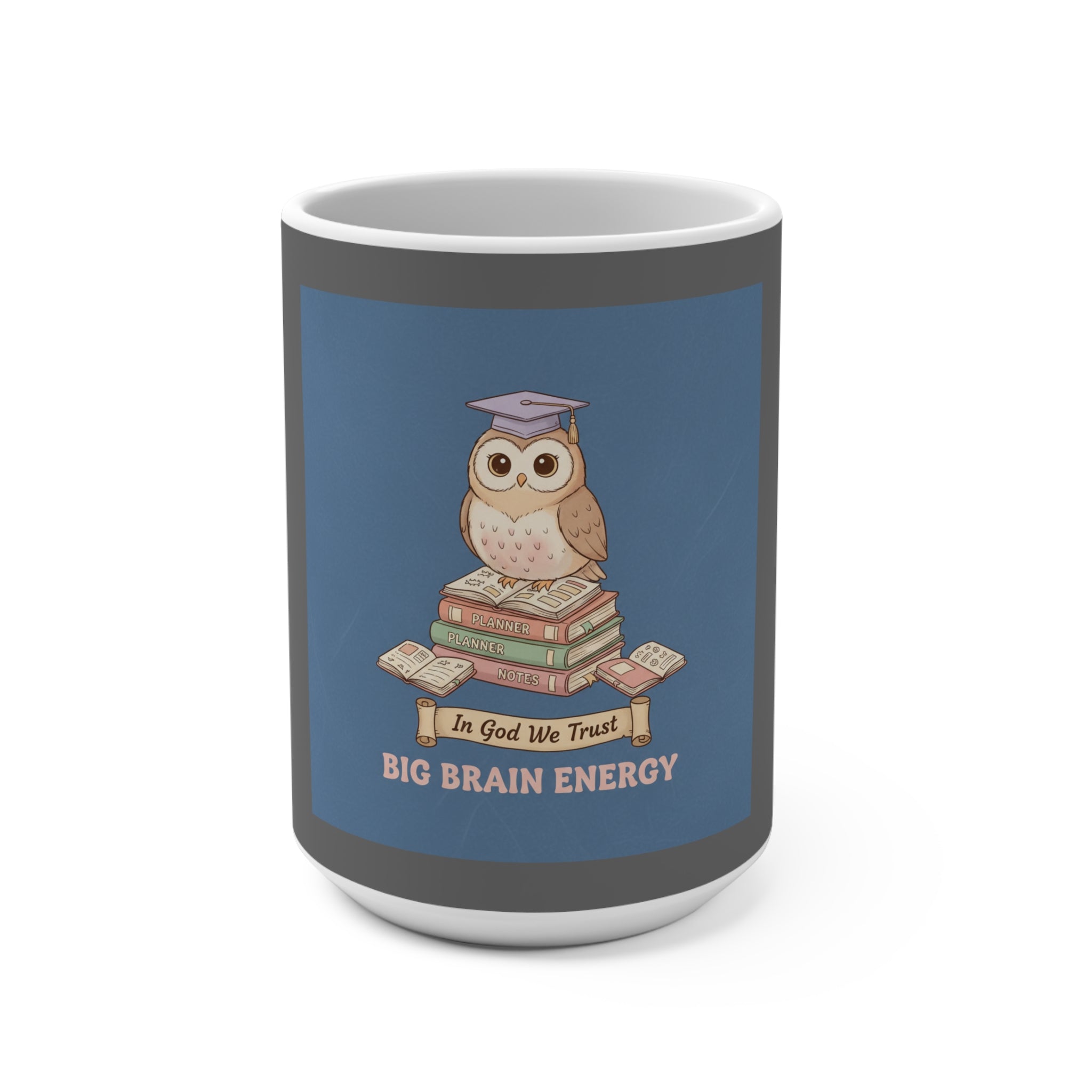 Owl Mug 15oz – In God We Trust