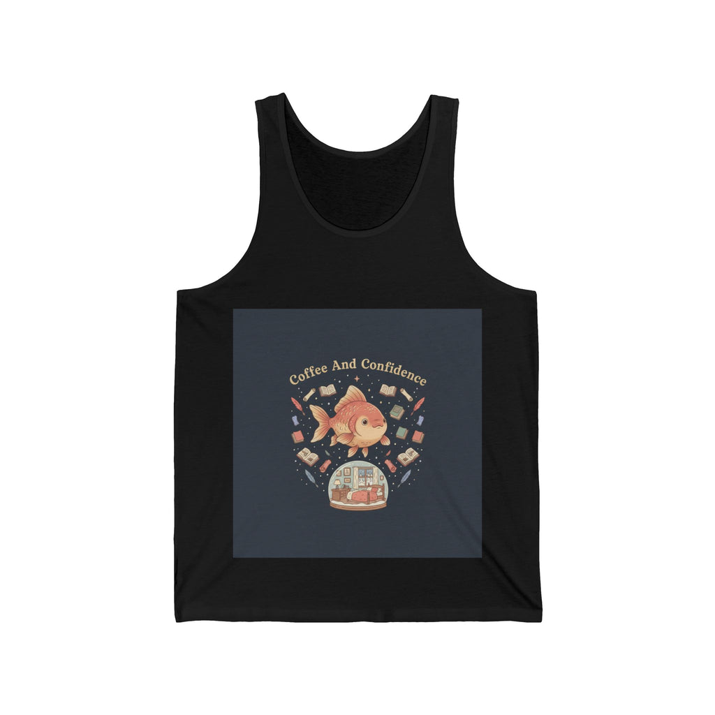 Coffee And Confidence Goldfish Tank Top