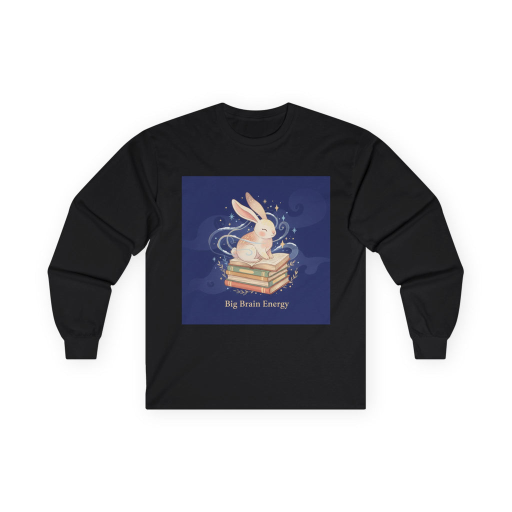Big Brain Energy Rabbit Long Sleeve Tee