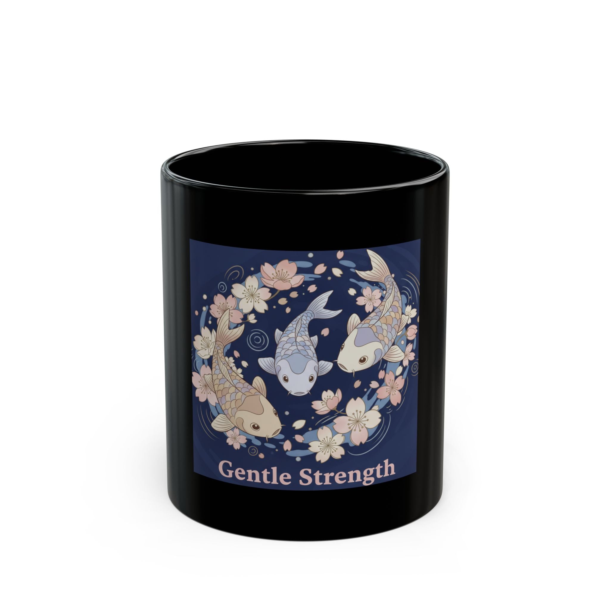 Bear Black Mug 11oz – Gentle Strength