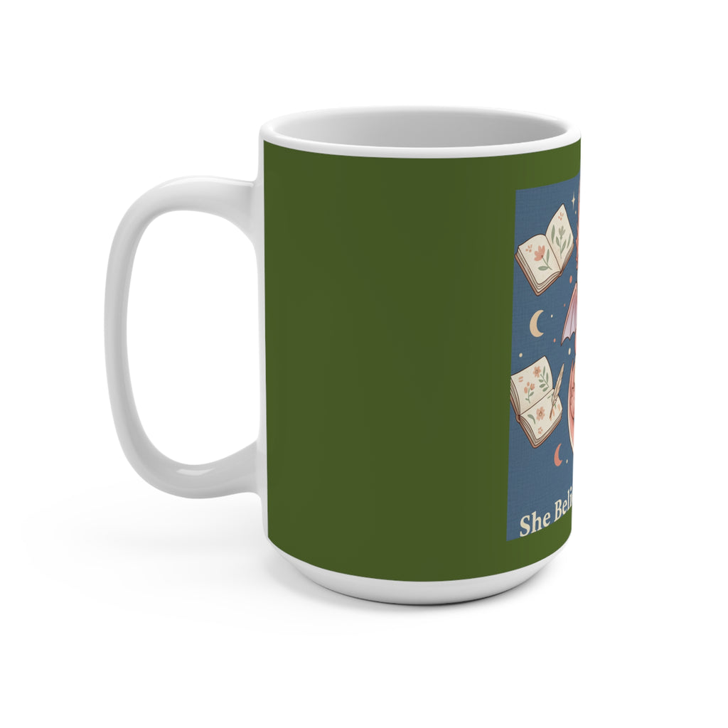 Dragon Mug 15oz – She Believed She Could