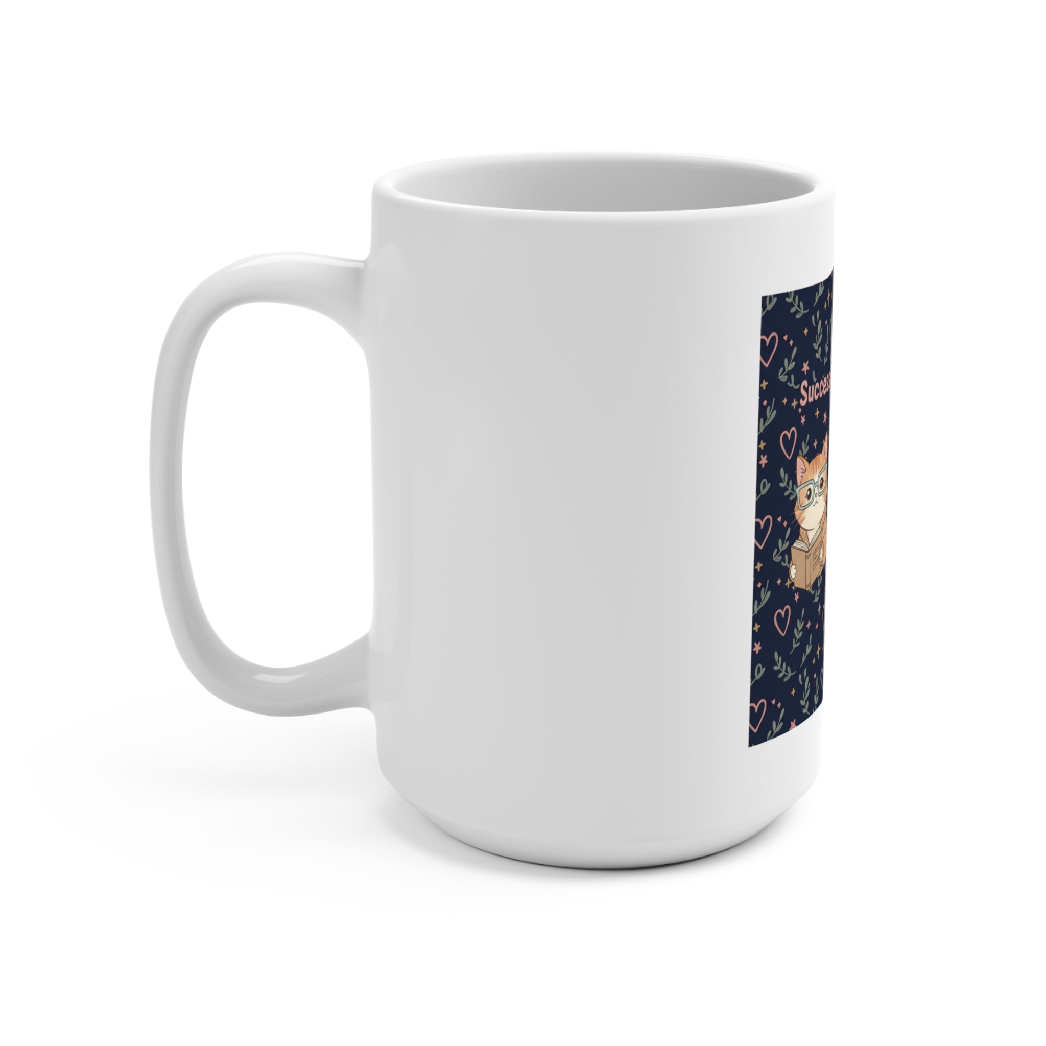 Cats With Glasses Mug 15oz – Success Looks Good on You