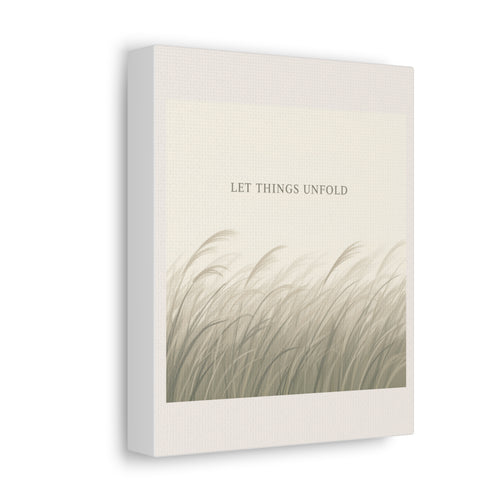 "LET THINGS UNFOLD" Black Cat Canvas | College Girl Gift | Fashion | KayKay Classics