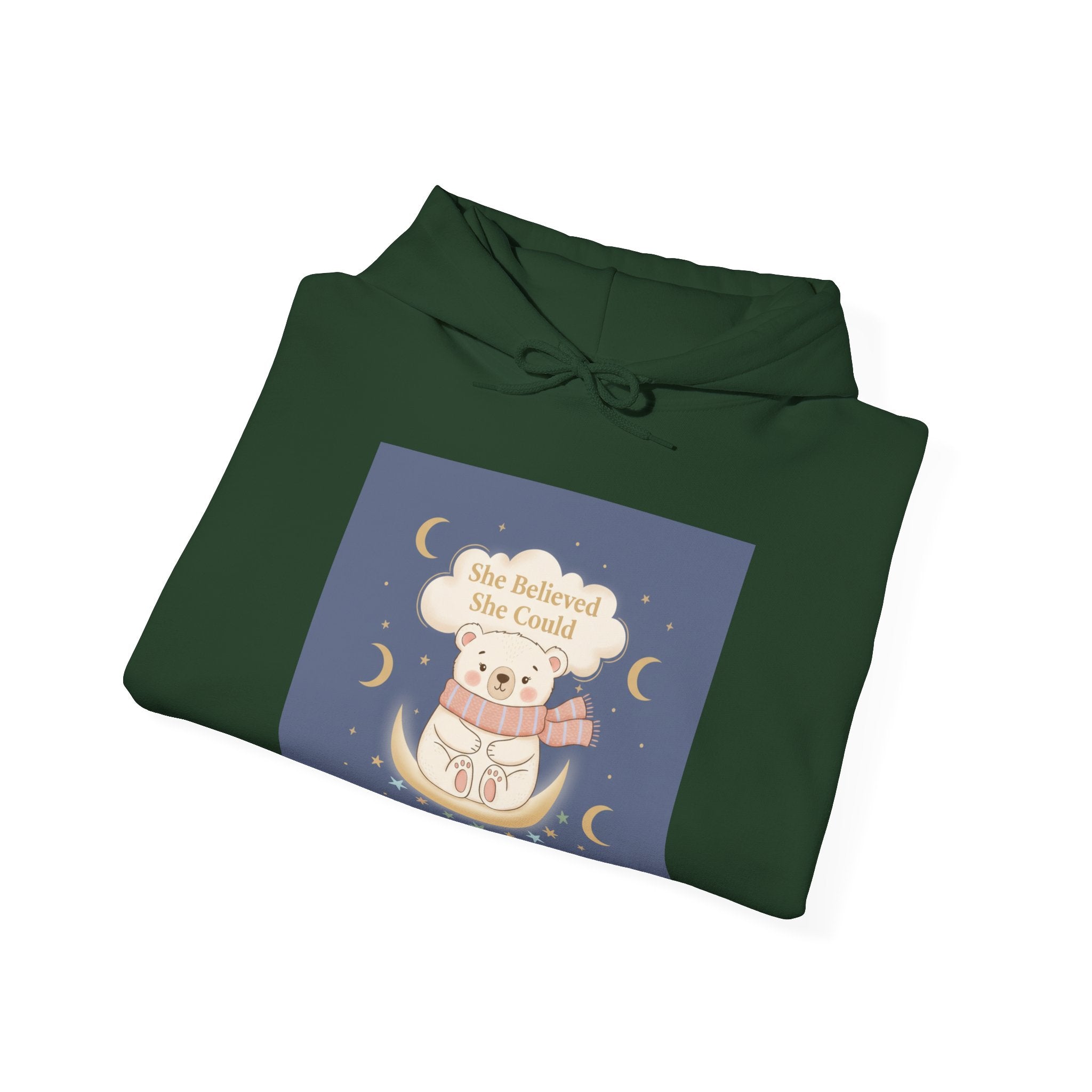 Bear Hoodie – She Believed She Could