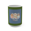 Cats With Glasses Mug 15oz – Coffee and Confidence