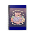Bear Spiral Notebook – Gentle Strength Bloom Thrive