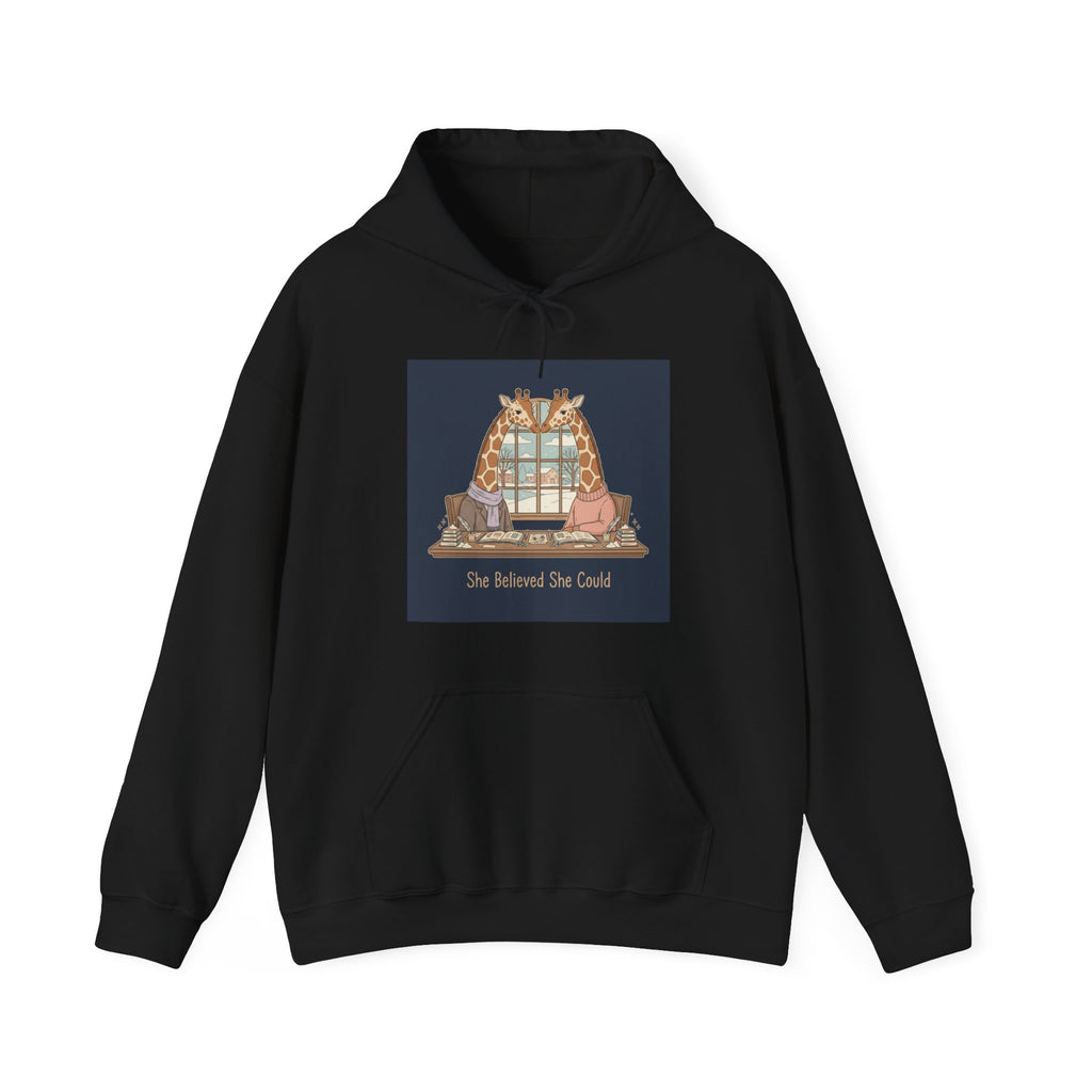 She Believed She Could Giraffe Hoodie