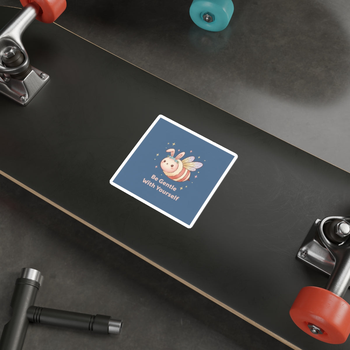 Honeybee Die-Cut Sticker – Be Gentle With Yourself