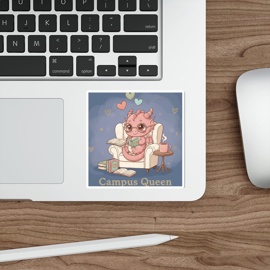 Dragon Die-Cut Sticker – Campus Queen