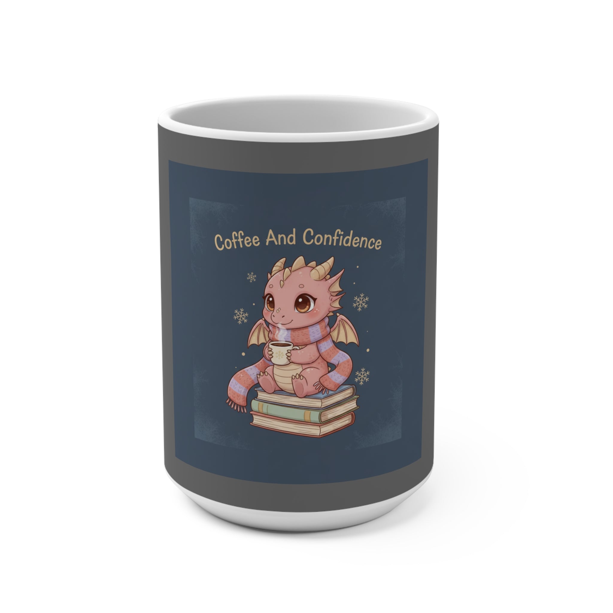 Dragon Mug 15oz – Coffee and Confidence