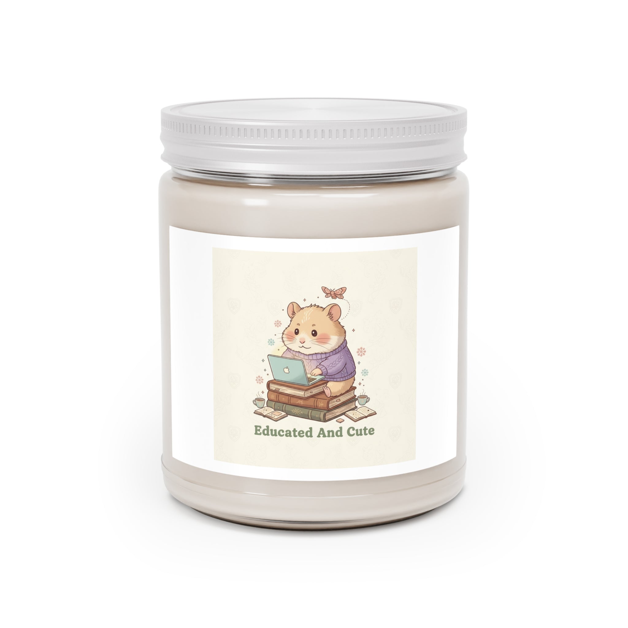 Educated And Cute Hamster Scented Candle