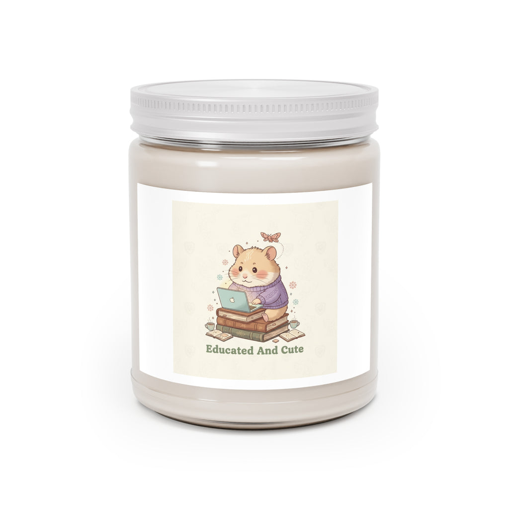 Educated And Cute Hamster Scented Candle